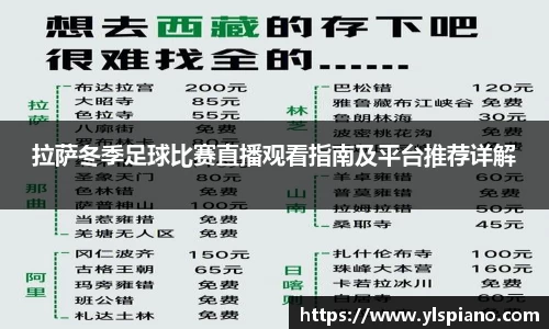 拉萨冬季足球比赛直播观看指南及平台推荐详解